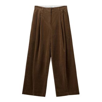 Sofie Schnoor Reinesw Wide Leg Broeken - Dames - Broeken - Bruin - Maat: XS Katoen