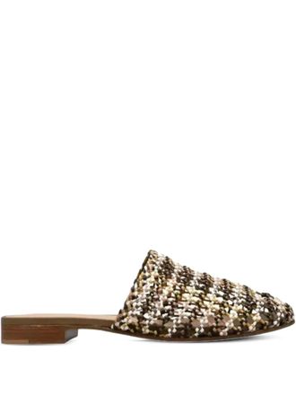 Ferragamo Ellas mules - women - Leather/Calf Leather/Calf Leather - 10 - Neutrals