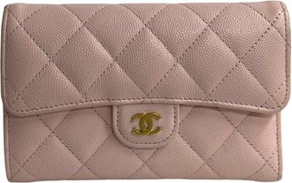 Chanel Leather Grained Calfskin Wallet (Bi-Fold) (Pre-Owned)
