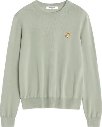 Maison Kitsun&eacute; Fox Head Merino Regular Jumper
