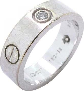 Cartier White Gold (18K) Band Ring (Pre-Owned)