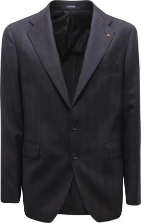 Tagliatore Heren, Jassen, Blauw, Maat: XL Wol