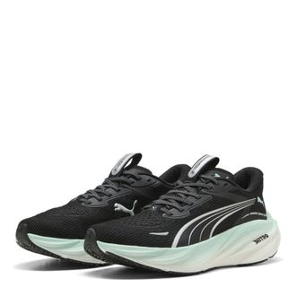 Puma Womens Magnify Nitro 3 Running Shoes in Black-Mintme - Size UK 4.5