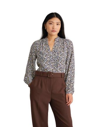Hobbs London Mila Blouse in Cream Multi at Nordstrom, Size 10