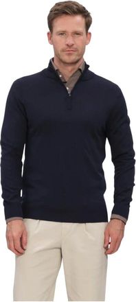 Profuomo Heren, Truien, Blauw, Maat: 2XL