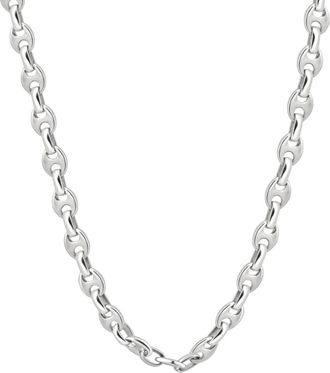 Pompeii3 Mens Polished Steel Clasp 8.5mm Mariner Flexible Link 23 Chain