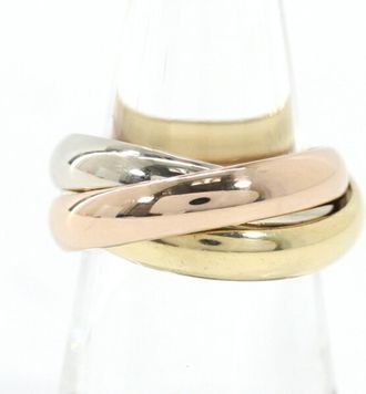 Cartier Pink Gold White Gold Yellow Gold Yellow Gold (18K) Pink Gold (18K) White Gold (18K) Band Ring (Pre-Owned)