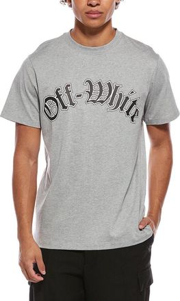 Off-white Slim Fit Goth Logo Jersey T-Shirt