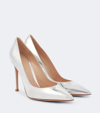 Gianvito Rossi Gianvito 105 metallic leather pumps
