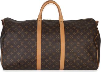 Louis Vuitton Monogram Canvas Keepall Bandolieure 55