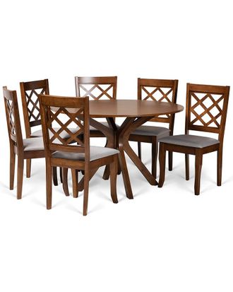 Baxton Studio Dnu Baxton Studio Jana 7Pc Dining Set
