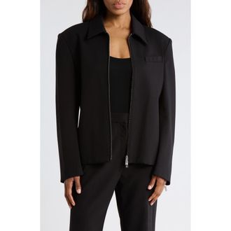 Helmut Lang Modern Zip Jacket in Black at Nordstrom Rack, Size Xx-Large
