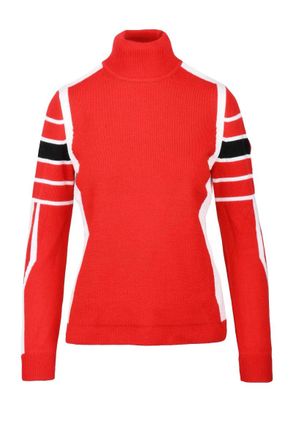 Bogner Virgin Wool Turtleneck - Red