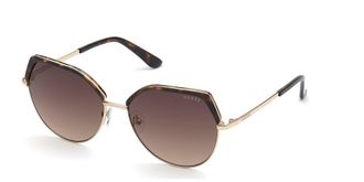 Guess Brown Gradient Butterfly Ladies Sunglasses GU7736 52F 58