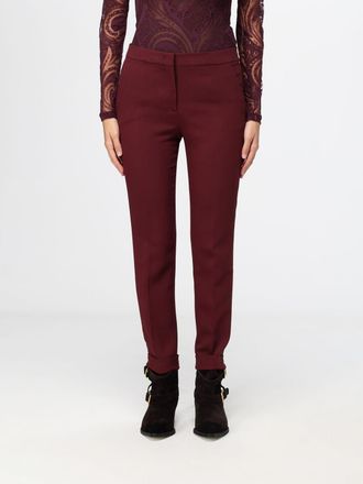Etro Pantaloni skinny in jersey nero a vita media con vestibilit&agrave; slim