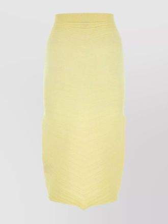 Bottega Veneta elastic waistband cotton blend skirt