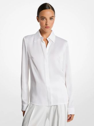 Michael Kors Hansen Charmeuse Shirt