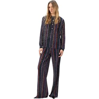 Missoni Henley Blouse With Mandarin Collar in Multicoloured at Nordstrom, Size 40 It