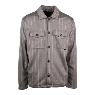 Liu Jo Gebreid shirt - Heren - Casual Overhemden - Grijs - XL - Katoen - Overhemden