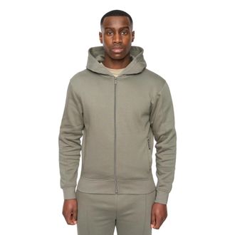 Duck and Cover Heren Chemtars Full Zip Hoodie (Groene leisteen)