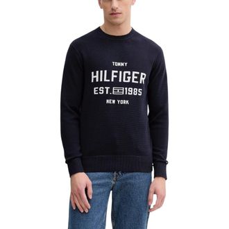 Tommy Hilfiger Blue Organic Cotton Mens Sweatshirt