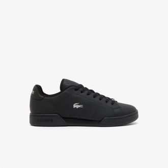 Lacoste Mens Carnaby Cup Trainers in Black Leather - Size UK 10