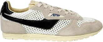 Autry Windspin Su&egrave;de en Leren Sneakers - Dames - Sneakers - Veelkleurig - 40 EU - Su&egrave;de - Schoenen