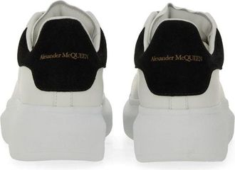 Alexander McQueen Oversized Calf Leather Sneaker - White