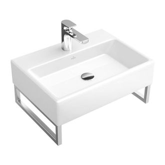 Villeroy & Boch Villeroy&boch - Memento, Lavabos Suspendidos, 600 X 420 Mm, Rectangular, Para Grifer&iacute;a De 3 Orificios, Orificio Central Perforado, Con Rebosadero, Por