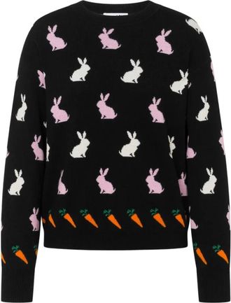 Love Moschino Love Moschino Maglia IN Lana Extrafine Intarsiato Art. 262K1A09158202 - - Knitwear - Donna - Nero - M