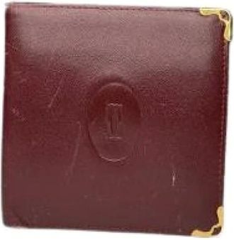 Cartier Pre-owned Wallets, female, Red, Size: ONE SIZE Pre-owned Vintage Wallet
