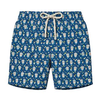 MC2 Saint Barth Beachwear, male, Blue, Size: 2XL Lighting Micro Fantasy Ultralight Swimsuit
