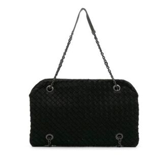 Bottega Veneta Pre-owned Duo Schoudertas - Dames - Pre-owned - Zwart - Maat: ONE Size