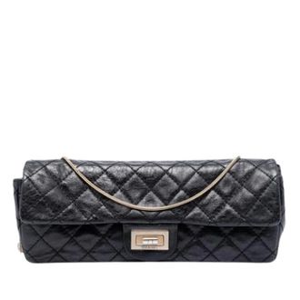 Chanel Pre-owned East West Flap - Dames - Pre-owned - Zwart - Maat: ONE Size Leer