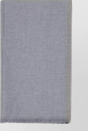 Brunello Cucinelli cashmere striped fringed scarf