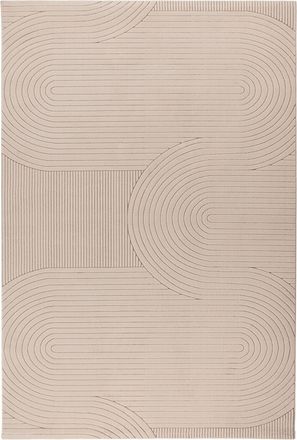 LALEE Hochwertiger Design Teppich Napoli 502 - Taupe