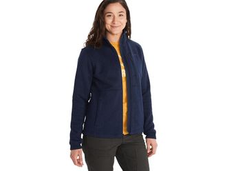 Marmot Drop Line Jacket Womens Jacket Arctic Navy : XS, Polyester/Fleece