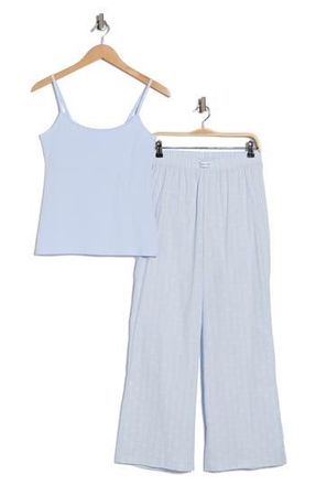 Calvin Klein Camisole Long Pajamas in Halogen Blue Speakeasy at Nordstrom Rack, Size X-Large
