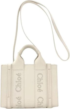 Chlo&eacute; Pre-owned Mini Bag - Dames - Vintage Mini Tas - Wit - ONE Size - Leer - Vintage