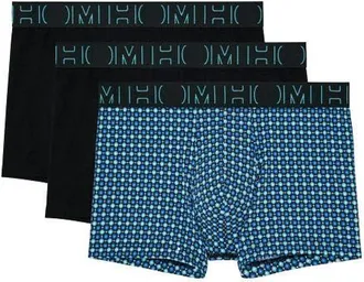 HOM Marco 2 Boxer Briefs 3-Pack in Blue And Black at Nordstrom, Size Xx-Large