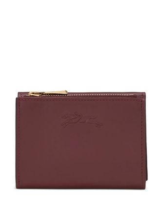 Longchamp &Eacute;pure Compact zip wallet - Red