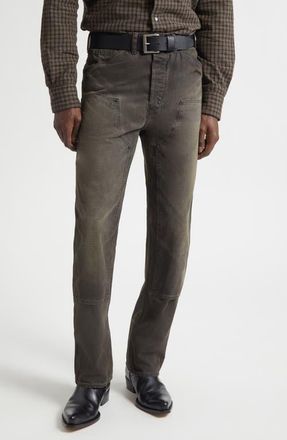 Ralph Lauren Hamilton Engineer Fit Cotton Canvas Carpenter Pants in Black at Nordstrom, Size 34 X 32