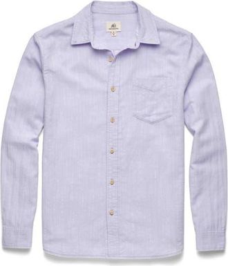 Surfside Supply Co. Brian Slub Shirt in Lavender at Nordstrom, Size Xx-Large