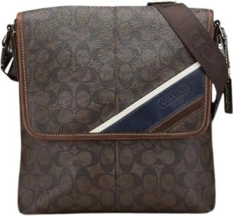 Coach Pre-owned Cross Body Bags, female, Brown, Size: ONE SIZE Pre-owned Shoulder Bag
