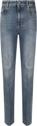 Balenciaga High Waist Slim Jeans - female - Balenciaga - Slim Fit Jeans - Blue - W29 - Jeans