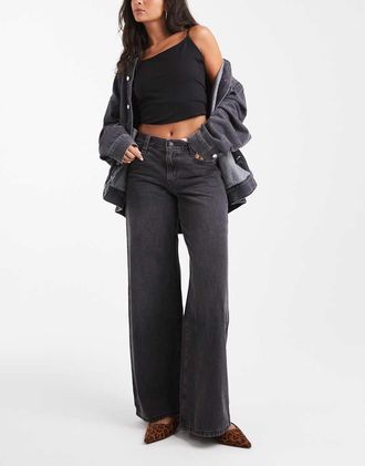 Levi's 94 - Jeans ampi nero slavato