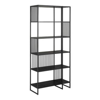 Furniture To Go Strington Bookcase with 5 Shelves in Black