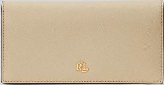 Lauren Ralph Lauren Portemonnaie aus echtem Leder in Beige, Gr&ouml;&szlig;e 1