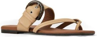 Aquatalia Asti Weatherproof Slide Sandal in Sand Leather at Nordstrom, Size 10.5