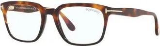 Tom Ford 53mm Square optical glasses in Brown at Nordstrom